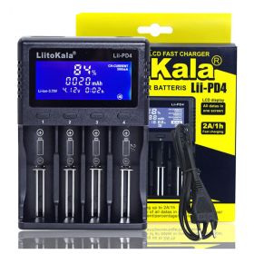 Lii-PD4 Lii-PD2 Lii-402 Lii202 Lii100 18650 Charger Universal Smart Charger for 26650 18650 21700 18500 AA AAA battery (Color: Lii-PD4 standard, Socket Standard: US)